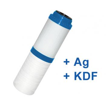 Kombi Silver víztisztító szűrőbetét (PP+GAC+Ezüst+KDF) 10''