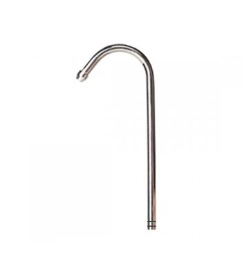 Kifolyócső víztisztítóhoz, csatlakozó könyök nélkül, FÉM