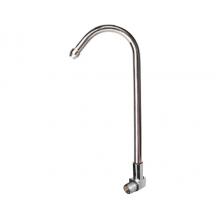 Kifolyócső víztisztítóhoz, csatlakozó könyökkel, FÉM