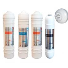 LUXESTYLE elő+utószűrőbetét szett-4, In-Line, Push-In