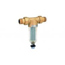 Mechanikai előszűrő rézfejes szűrőházban, 100 mikron, 3/4", mosható